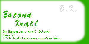 botond krall business card